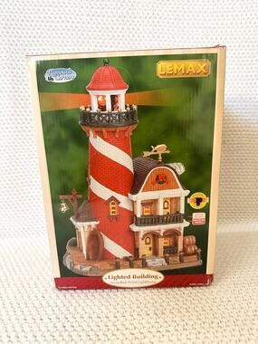 Lemax 2006 Swordfish Point Lighthouse Plymouth Corners Tested Works Holiday Home